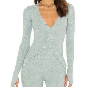 Alix NYC Inez Top in XS in Lagoon